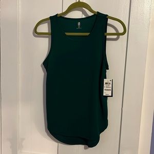 NWT ideology green sleeveless workout top xs